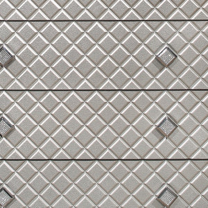 Homeroots Champagne Toned Chest With Tapered Acrylic Legs And 5 Drawers  Solid Wood 384034