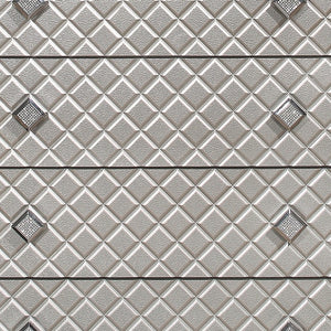 Homeroots Champagne Toned Chest With Tapered Acrylic Legs And 5 Drawers  Solid Wood 384034