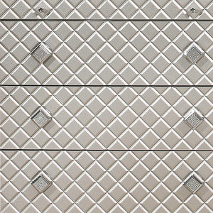 Homeroots Champagne Toned Mirror Frame With A Lovely Mirrored Accents  Wood 384036