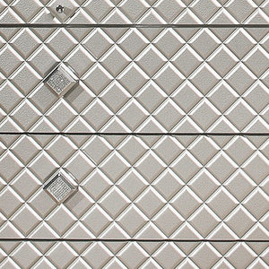 Homeroots Champagne Toned Mirror Frame With A Lovely Mirrored Accents  Wood 384036