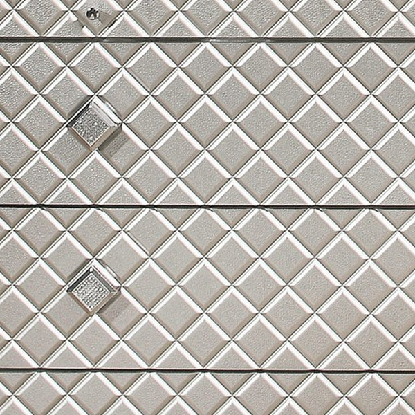 Homeroots Champagne Toned Mirror Frame With A Lovely Mirrored Accents  Wood 384036