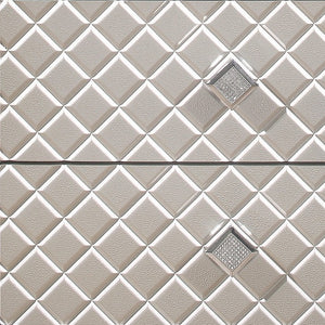 Homeroots Champagne Toned Nightstand With Tapered Acrylic Legs And 2 Drawers   384037