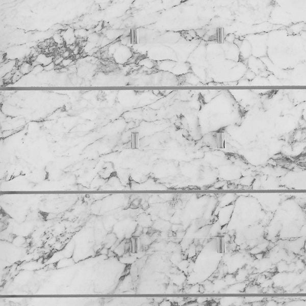 Homeroots Modern White Chest With 5 Faux Marble Detailed Front Drawer.  Solid Wood 384038