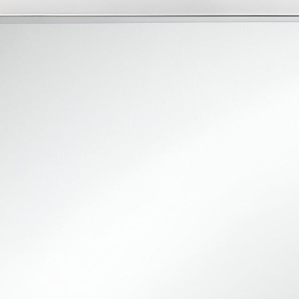 HomeRoots 34" Elegant White Wood Framed Accent Mirror with Beveled Glass - Perfect for Home Decor & Illusion of Space 384056