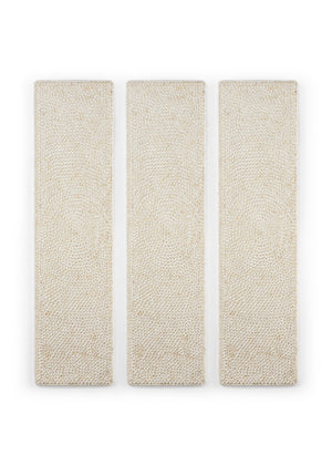 Chelsea House Shell Panels Handcrafted Clamrose Shell Wall Art 64.5"X16.5" Coastal Luminescent Accent, Ready-To-Hang 384177