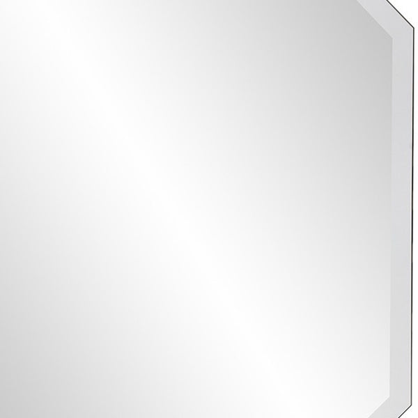 Homeroots 28" Mirror Framed Accent Mirror  Glass 384185