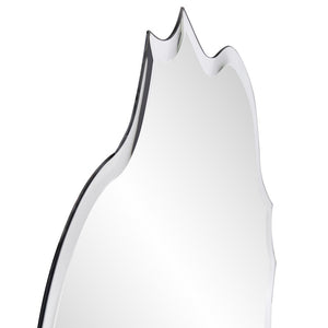 Homeroots 36" Quatrefoil Unframed Accent Mirror  Glass 384186