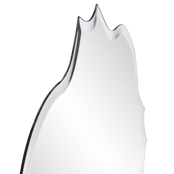 Homeroots 36" Quatrefoil Unframed Accent Mirror  Glass 384186