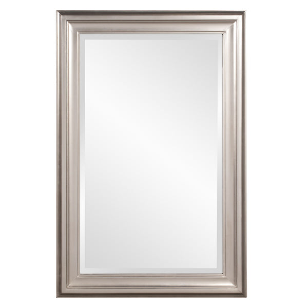 Homeroots 33" Silver Framed Accent Mirror  Wood 384188