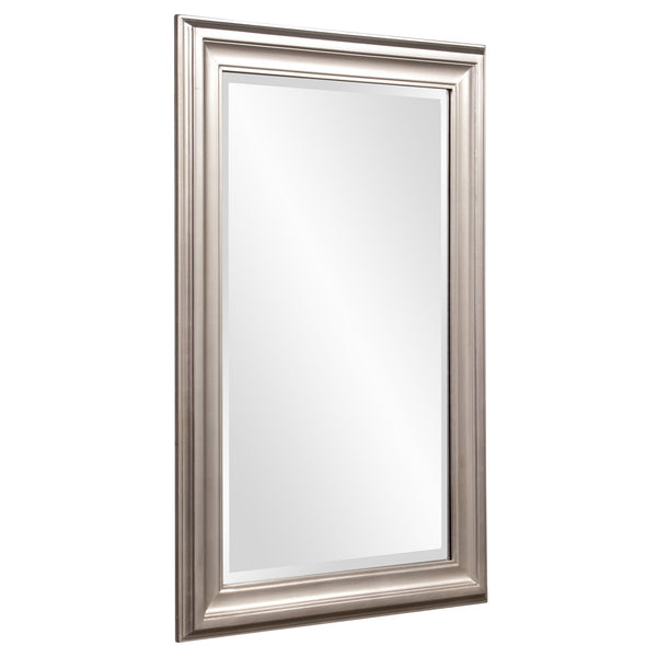 Homeroots 33" Silver Framed Accent Mirror  Wood 384188