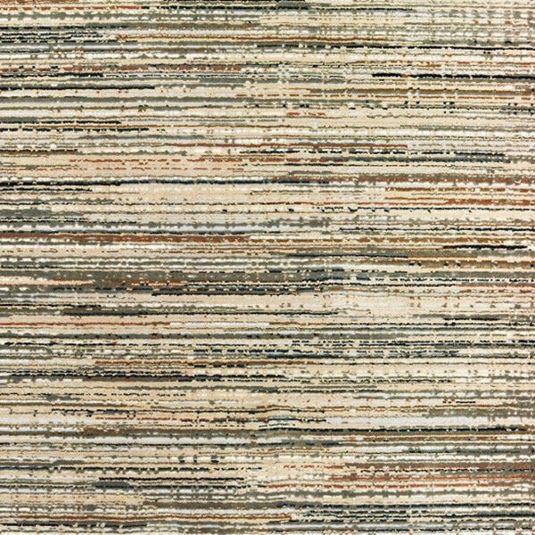 Homeroots 6' X 9' Ivory Sage Abtract Lines Indoor Area Rug Ivory,Gold Polypropylene 384234