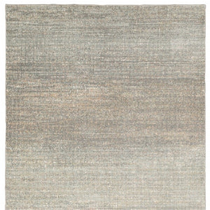 HomeRoots 10' Gray and Green Abstract Distressed Area Rug - Modern Design, Stain-Resistant, Perfect for Families 9'10" x 12'10" 384278