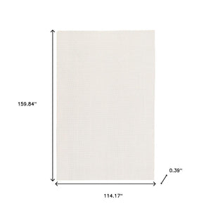 HomeRoots 10' Non-Slip Rug Pad - Durable Beige Cushion for Hard Floors, Enhances Comfort & Protects Rugs 9'6" x 13'4" 384357
