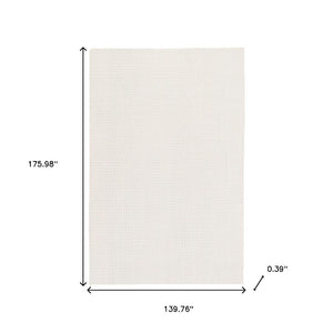 HomeRoots 10' Non-Slip Rug Pad - Durable Beige Cushion for Hard Floors, Enhances Comfort & Protects Rugs 11'8" x 14'8" 384358