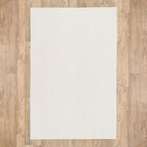 Homeroots 12" X 15" Beige Non Slip Rug Pad  Polyvinyl Chloride 384358