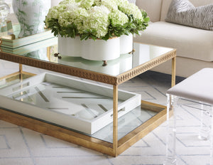 Chelsea House Madison Clear Acrylic Bench With Removable Muslin Cushion — Modern Minimalist Seat, Reupholsterable Elegance 384398