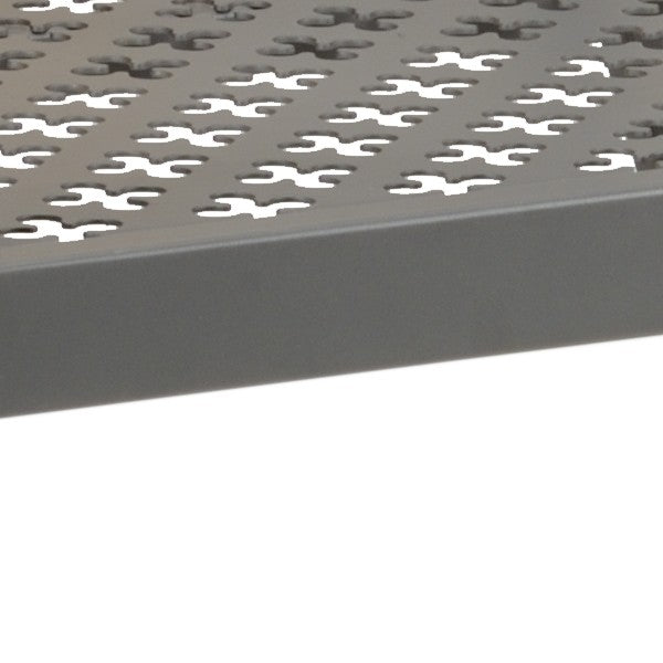 Chelsea House Circle Bench With Dark Steel Frame & Antique Gold Accents — Low-Profile Circular Seating For Entryway, Bedroom, Living Room (Durable Steel) 384425