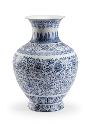 Kofun Urn White/Cream, Blue 384508 Chelsea House