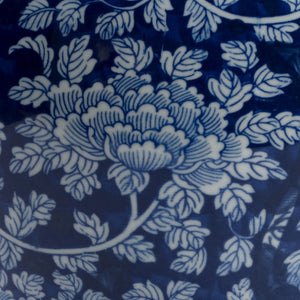 Chelsea House Medium Clark Vase — Hand-Painted Blue & White Ceramic Centerpiece With Removable Lid, 19" H Elegance 384691