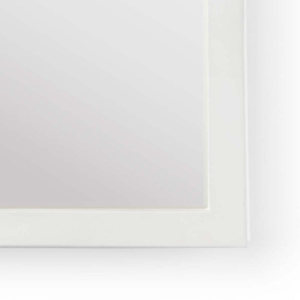 Chelsea House High Tide Mirror By Jamie Merida — Matte White Lacquered Metal Frame With Sailing Ship Accent, 38"X24" 384756