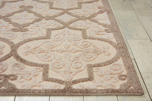 HomeRoots 5' Cream Moroccan Indoor Outdoor Area Rug for Timeless Style and Durability in Any Space 5' X 8' 384769