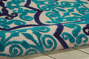 Homeroots 4' Cream Moroccan Area Rug - Stylish Indoor Outdoor Design For Living Spaces, Patios, And More! 8? X 11? Polypropylene 384779