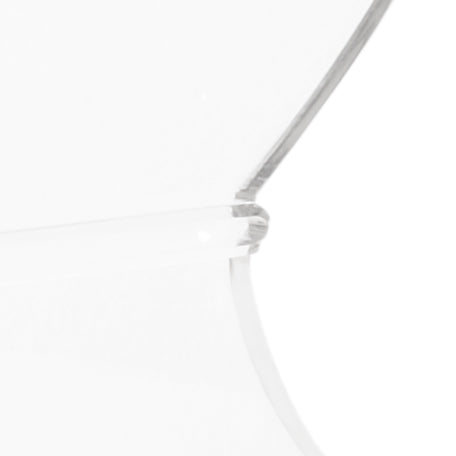 Chelsea House Regency Clear Hall Chair – Crystal Acrylic Regency Silhouette With Muslin Seat, Stackable Elegance 384808