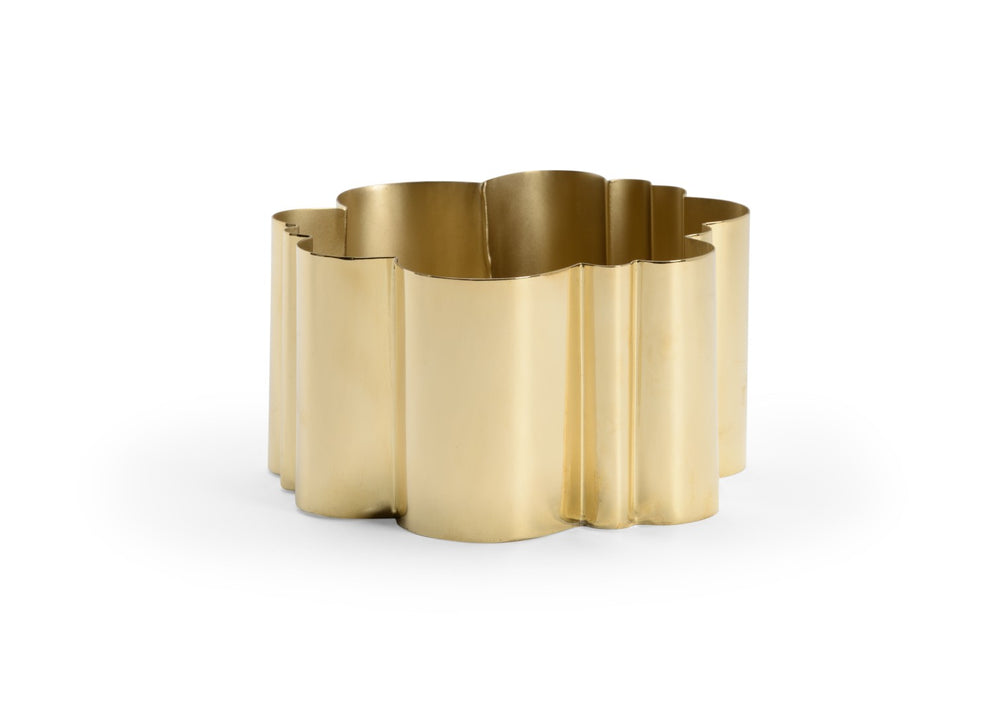 Chelsea House Cloud Cloud Bowl — Sculptural Matte & Polished Brass Decorative Accent For Consoles, Tables, Shelves, Vignettes 384822