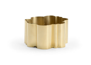 Chelsea House Cloud Cloud Bowl — Sculptural Matte & Polished Brass Decorative Accent For Consoles, Tables, Shelves, Vignettes 384822