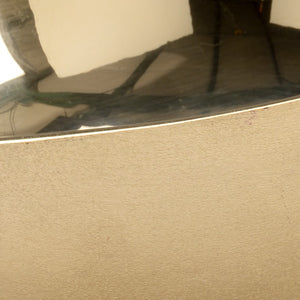 Chelsea House Large Egg Bowl — Sculptural Two-Tone Brass Accent, Matte & Polished Finish, Modern Minimalist Decor 384849