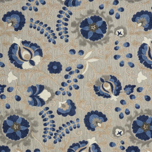 Homeroots 10' Blue And Gray Indoor Outdoor Area Rug – Durable, Stylish, And Easy To Maintain For Any Space 8'x11' Area Rug Polypropylene 384863