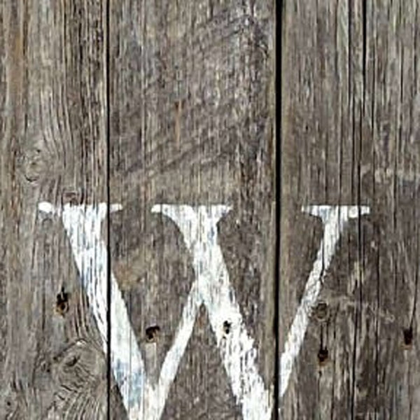 Homeroots 5' Rustic Dark Gray And White Wood Porch Welcome Sign  Wood 384914