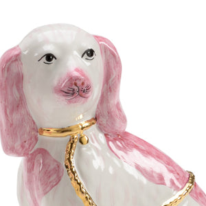 Chelsea House Roxie Staffordshire-Inspired Dog Pair By Shayla Copas — Decorative Mantel Figurines With Gold Accents 384946