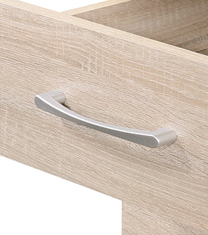 English Elm Boston Lingerie Chest with Rich Sandle Wood Finish, 46"H Vertical Storage, Smooth Roller Drawers Natural 48 L x 19 W x 7 H B078107861