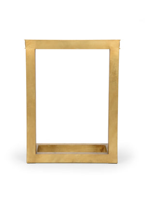 Chelsea House Nemeth Antique Gold Cigar Table With Mirrored Top And Honeycomb Base — Mobile, Luxe Accent For Entertaining 384986