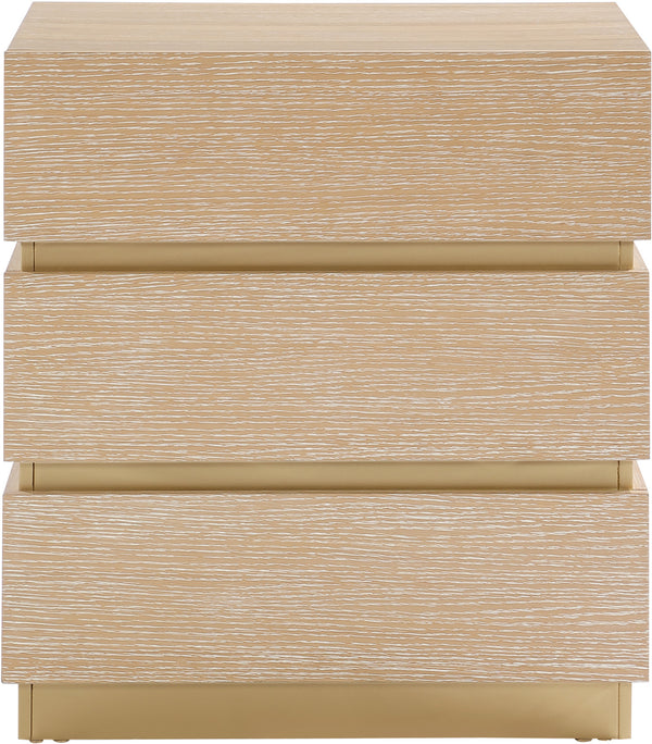 Zaylan Natural Night Stand 384Natural-NS Meridian Furniture