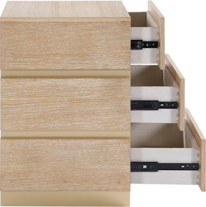 Zaylan Natural Night Stand 384Natural-NS Meridian Furniture