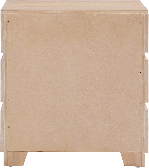 Zaylan Natural Night Stand 384Natural-NS Meridian Furniture