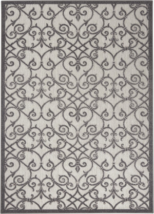 Homeroots 4' X 6' Gray Indoor Outdoor Area Rug - Durable, Versatile, Easy To Maintain, Perfect For Any Space! 4?X6? Polypropylene 385014