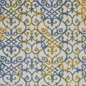 HomeRoots 8' Elegant Ivory and Blue Indoor Outdoor Area Rug with Timeless Floral Design for Any Space 8?x11? 385023