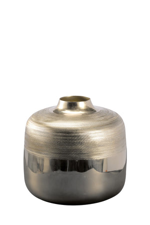 Chelsea House Ward Polished-Brass Urn Accent — Lightweight Aluminum Vase For Dried Flowers, Mantel, Shelf Styling Elegance 385092