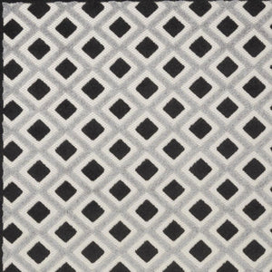 HomeRoots 5' Modern Geometric Area Rug - Durable Indoor/Outdoor Design for High-Traffic Spaces and Easy Care 5' x 8' 385138