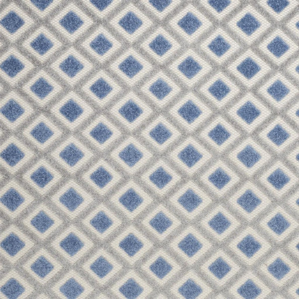 HomeRoots 5' Modern Geometric Area Rug - Durable Indoor/Outdoor Design for High-Traffic Spaces and Easy Care 6' x 9' 385156