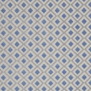 HomeRoots 5' Modern Geometric Area Rug - Durable Indoor/Outdoor Design for High-Traffic Spaces and Easy Care 7'x10' Area Rug Blue Grey 385157