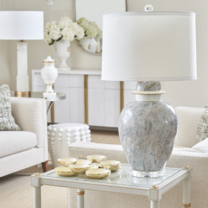 Chelsea House Multidimensional Sculptural Tray With Nine Gold Bowls, Cream Enamel Interior — Luxe Centerpiece DéCor, 14.5" Wide 385192