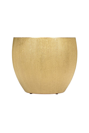 Chelsea House Drum Hand-Hammered Brass Accent Table With Cognac Leather Top — Sculptural, Durable Side/Bedside 385212
