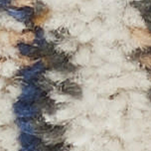 HomeRoots 5' Timeless Ivory and Blue Floral Area Rug - Elegant Design, Durable, Perfect for Any Room Decor 7? x 10? 385215