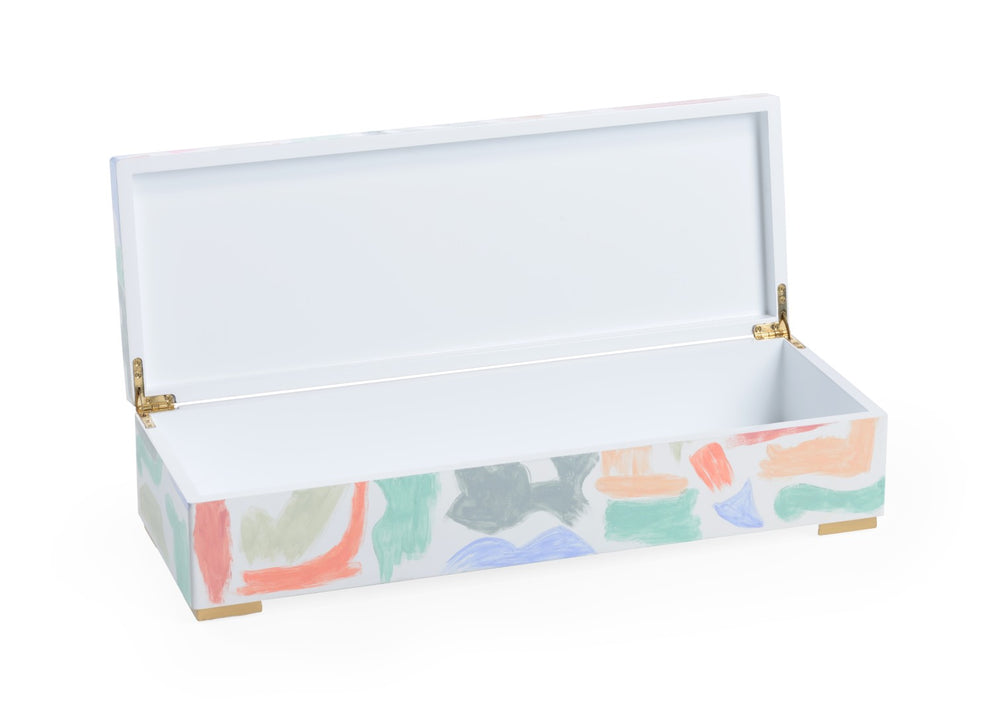 Chelsea House Pheasant Hand-Painted Decorative Storage Box With Antique Gold Accents, Sculptural Topper, 22" 385251