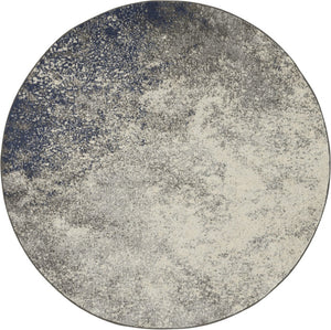 HomeRoots 5' Gray and Ivory Abstract Area Rug - Modern Design for Comfort and Durability in Any Room 5? 385295