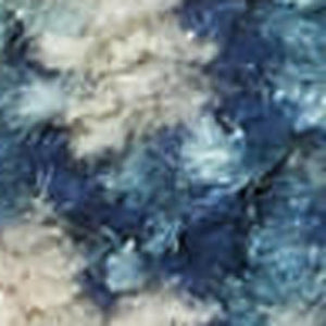 HomeRoots 5' Southwestern Distressed Area Rug in Blue and Ivory - Durable, Rustic Charm for Any Space 8' X 10' Rectangle 385337